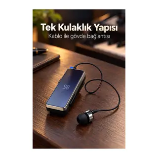 Müzik Ve Görüşme İçin Dijital Ekranlı Bluetooth Kulaklık