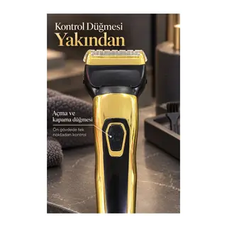 Saç Sakal Kesme Makinesi Ayarlanabilir Tarak Başlıklı