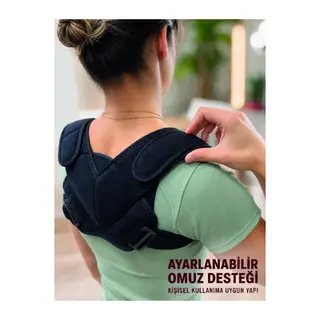 Klavikula Bandajı Köprücük Kemiği Destekli Dik Duruş Atı Ayarlanabilir Sırt Desteği