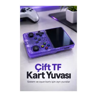 Çift Tf Kart Yuvalı El Oyun Konsolu