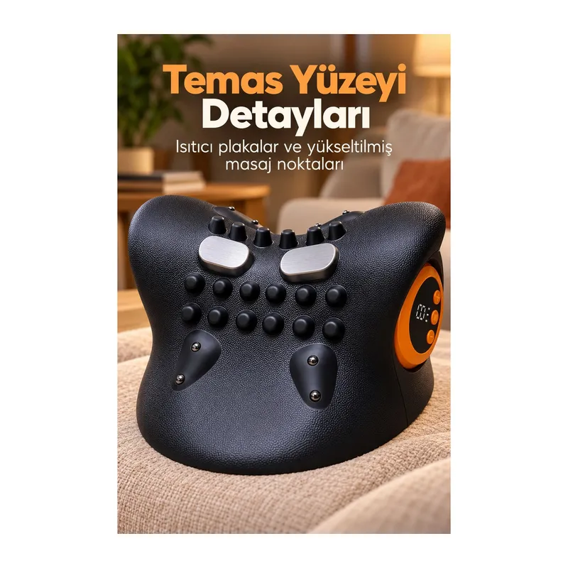 Boyun Masaj Aleti Üç Kademeli Isıtma Özellikli