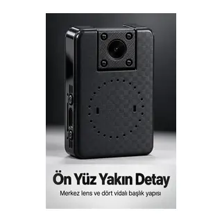 Ayarlanabilir Lens Başlıklı Güvenlik Kamerası Canlı İzleme Destekli