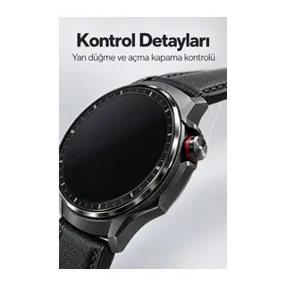 Yuvarlak Dokunmatik Ekranlı Üç Farklı Kordonlu Akıllı Saat