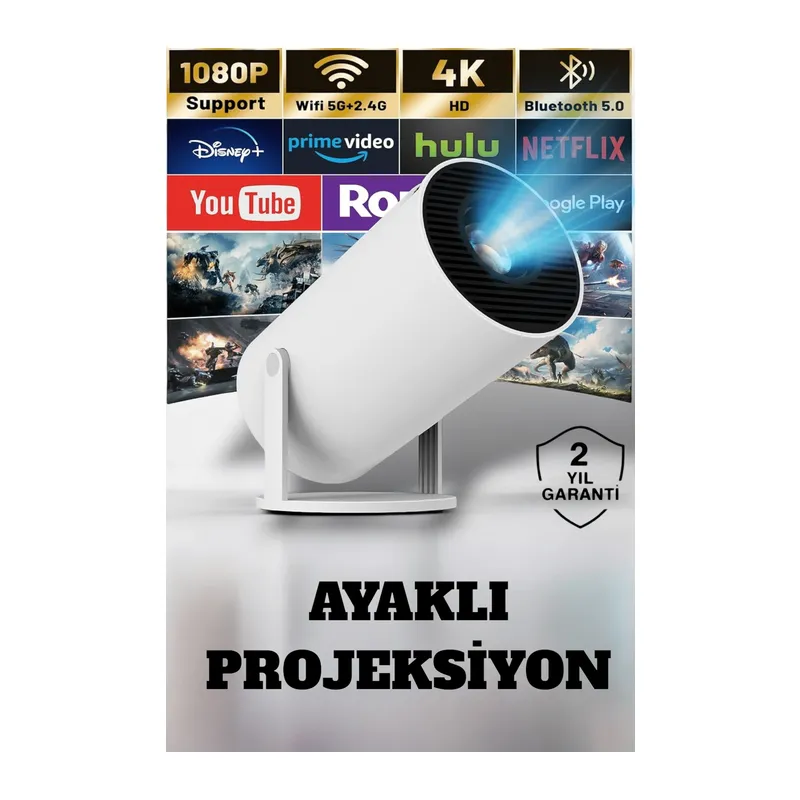 Hdmı Ve Full Hd Teknolojili 160 Ansı Lümen Kablosuz Projeksiyon