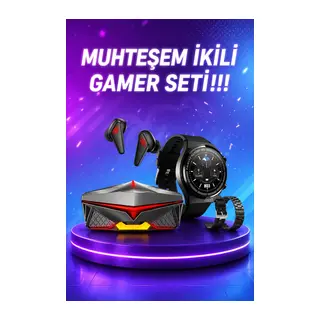 Anc Özellikli Bluetooth Kulaklık Ve Amoled Ekran Akıllı Saat Uyku Ve Sağlık Takibi Nabız Ölçer