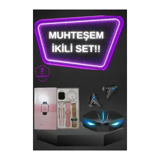 Kadınlar İçin Dokunmatik Ekran Akıllı Saat Ve Kablosuz Bluetooth Kulaklık Anc Özelliği