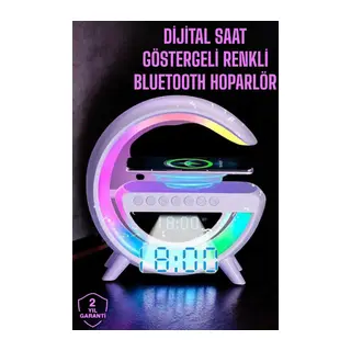 Android Uyumlu Akıllı Bluetooth Hoparlör Kablosuz Şarj Cihazı Standı