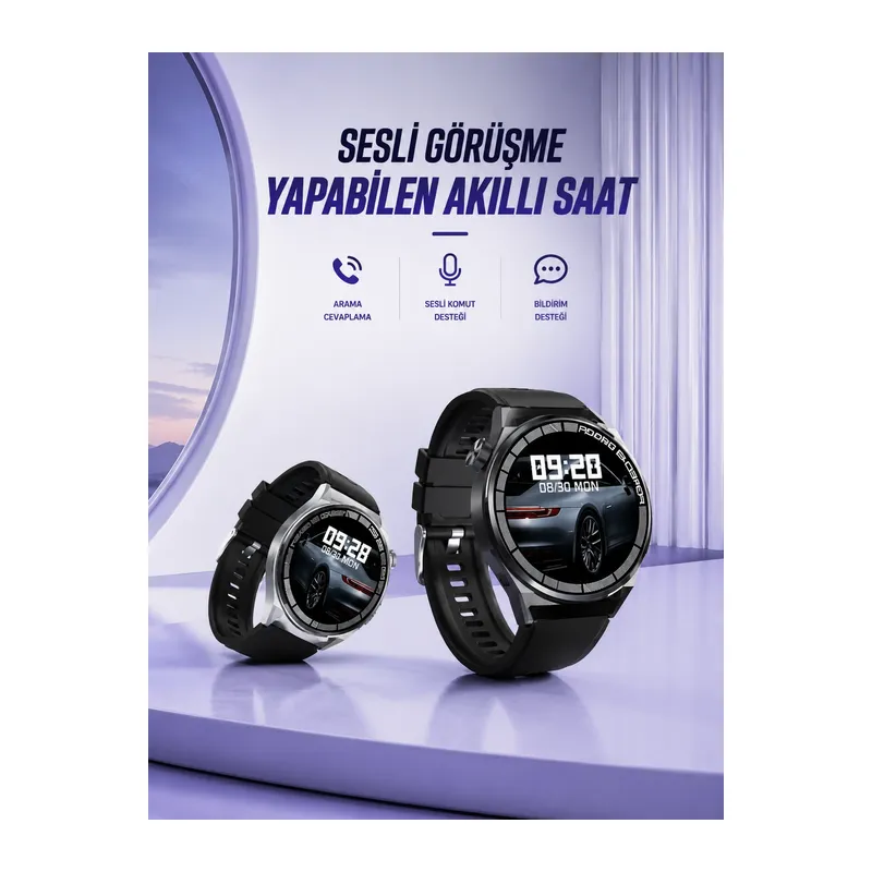 Gt8 Akıllı Sesli Görüşme Yapabilen Saat