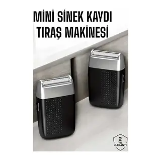 Tıraş Makinesi Mini Sinek Kaydı Şarjlı Taşınabilir Paslanmaz Çelik