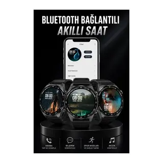 Akıllı Saat Gps Ve Nfc Özelliği Sesli Görüşme Dokunmstik Ekran