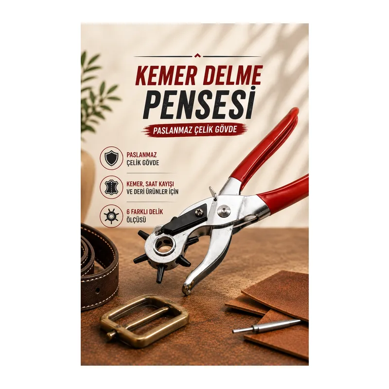Kemer Delme Pensesi Paslanmaz Çelik Gövde
