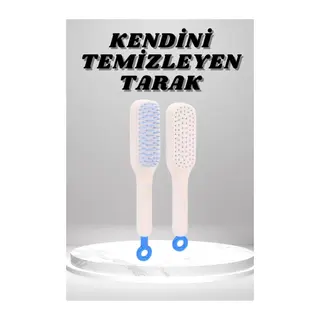 Silikon Yumuşak Sıkı Dişli Sihirli Geri Çekilebilir Tarak Kendini Temizleyen Saç Fırçası