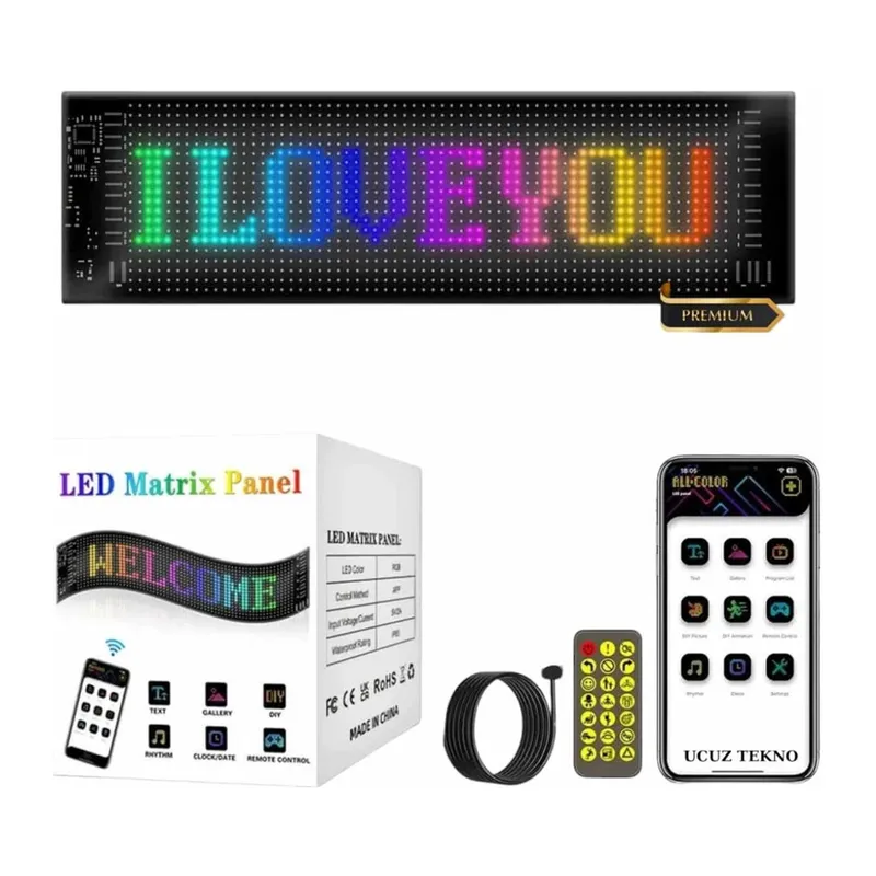 Led Matrix 16x96 Pixel