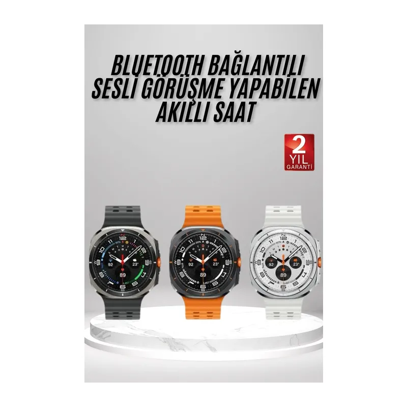 Akıllı Saat Amoled Ekran Bluetooth Bağlantılı Sağlık Takibi Gps Uyumlu