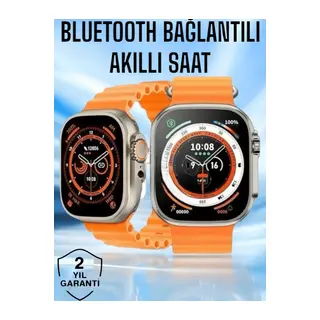 Yeni Nesil Ultra Akıllı Saat Titreşimli, Uyku & Sağlık Takibi, Çift Kordon