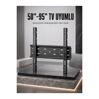 Tv Duvar Askı Atı 50-95 İnç Uyumlu Güvenli Sabit Montaj