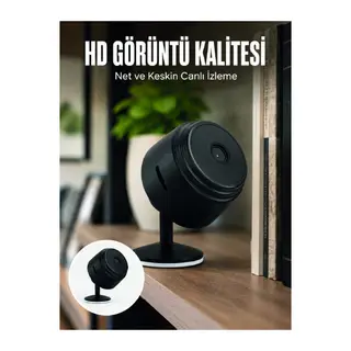 A9 Mini Wi-fi Güvenlik Kamerası Hd Gece Görüşlü Hareket Algılamalı Kablosuz Ip Kamera