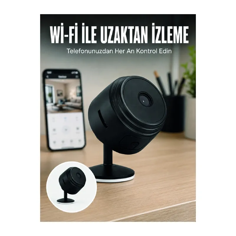 A9 Kablosuz Mini Ip Kamera Wi-fi Destekli Uzaktan İzleme Özellikli Hd Güvenlik Kamerası