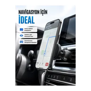 Manyetik Araç Telefon Tutucu Güçlü Mıknatıslı Havalandırma Atı