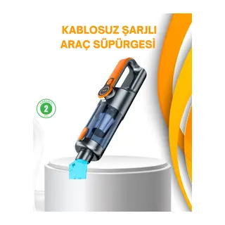 Kompakt Şarjlı El Süpürgesi Kuru Ve Sıvı Temizlik 5 Atlı