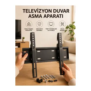 32-55 İnç Uyumlu 40 Kg Taşıma Kapatiseli Televizyon Duvar Asma Atı