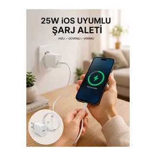 Type-c Hızlı Şarj Özellikli Cihazı Usb-c Kablo Dahil