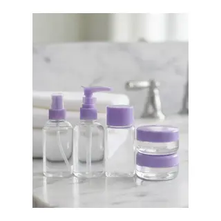 Seyahat İçin 5’li Şeffaf Kozmetik Şişe Seti 30 Ml