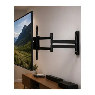 Çift Kollu Tv Askı Atı Hareketli Lcd Led Televizyon Askılığı