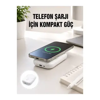 22.5w Süper Hızlı Şarjlı Çok Fonksiyonlu 10000 Mah Powerbank Yeni Nesil