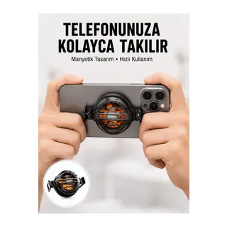 Telefon Soğutucu | Led Işık Efektli | Power Atlı | Sessiz Ve Taşınabilir Model Yeni Nesil