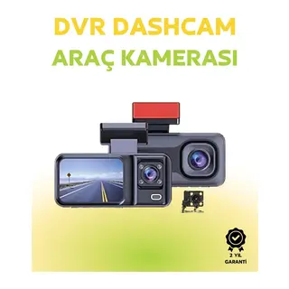 1080p Ön, 720p Arka Ve İç Kamera İle %100 Kapsama – Gece Görüşlü Araç Kamerası