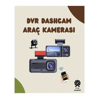 Sürüş Ve Park Halinde Kesintisiz Güvenlik İçin 3 Kameralı Profesyonel Dashcam
