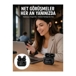 2025 Model Bluetooth Kulaklık Dokunmatik Ekran Yüksek Ses Kalitesi Yeni Nesil