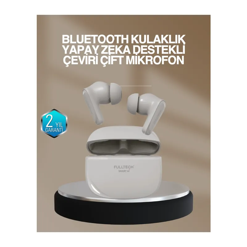 Anında Dil Çeviren Akıllı Bluetooth Kulaklık Çok Dilli İletişim