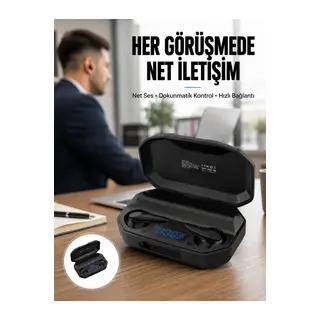 Çağrı Cevaplayabilen Akıllı Saat 5.2 Bluetooth Bağlantılı Kulaklık Yeni Nesil