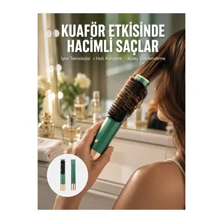Üflemeli Saç Düzleştirici Fön Tarak Yüksek Isı Ayarlı İyon Özellikli Yeni Nesil