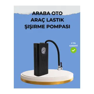 Çok Fonksiyonlu Dijital Gösterge Elektrikli Lastik Pompası