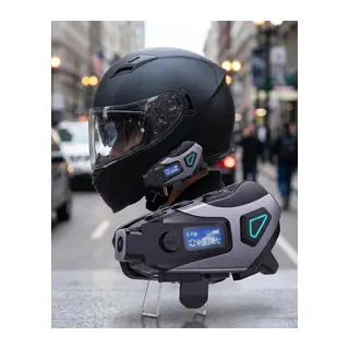 Motosiklet Kask Bluetooth Kulaklık Uzun Pil Ömrü Kamera Ve Sesli Komut Destekli