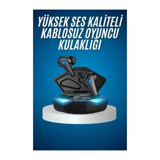 Bluetooth Kulaklık Kulaklığı Rgb Işıklı Oyunlarda Düşük Gecikme