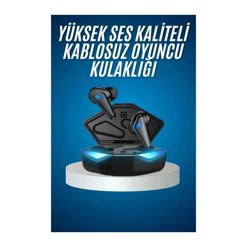 Bluetooth Kulaklık Kulaklığı Rgb Işıklı Oyunlarda Düşük Gecikme