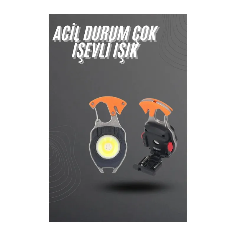 El Feneri Led Anahtarlık Çok Fonksiyonlu Mini