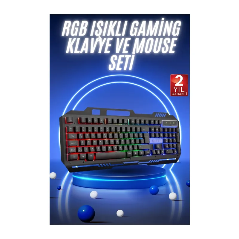 Klavyesi Led Aydınlatmalı Mekanik Hisli