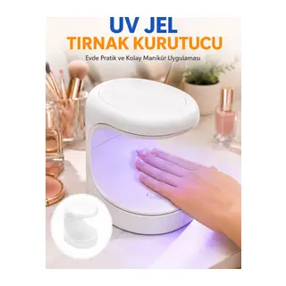 Kalıcı Oje Kurutucu Mini Uv Işınlı Taşınabilir Hızlı Ve Pratik Oje Kurutucu Yeni Nesil