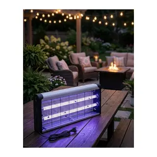 Ev Balkon Mutfak İçin Elektrikli Sinek Savar 10w Uv Işıklı Lamba