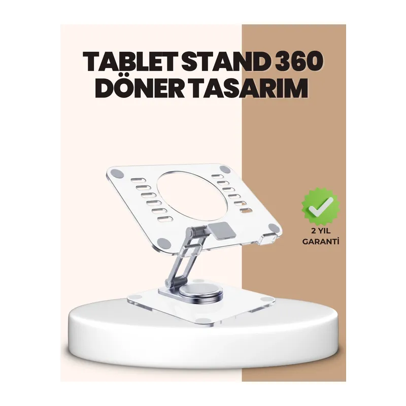 Taşınabilir Katlanır Tablet Braketi Masaüstü Stand
