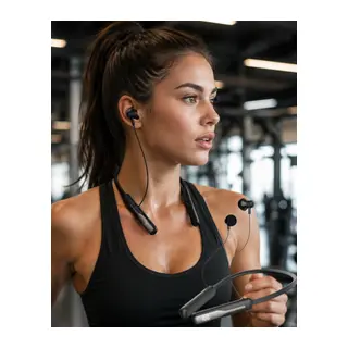 Extra Bass Kablosuz Kulaklık Uzun Bataryalı Neckband Tasarım