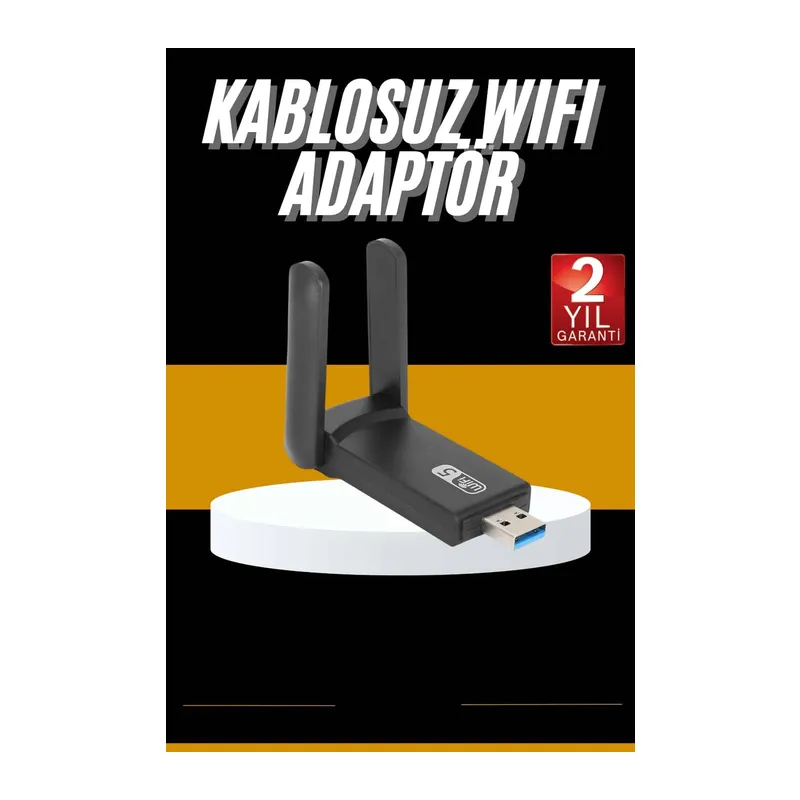 Mbps Wifi Alıcı Kablosuz Wifi Adaptörü Çift Band Çift Antenli