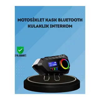 500mah Bataryalı Bluetooth 5.4 İnterkom Led Ekranlı