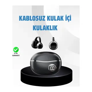 Açık Kulak Kablosuz Bluetooth Kulaklık – Konforlu Tasarım Ve Uzun Süreli Kullanım