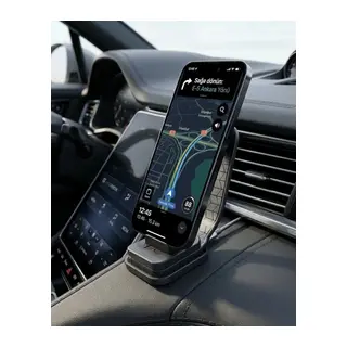 Araç Konsol Telefon Tutucu 360° Döner Katlanabilir Stand